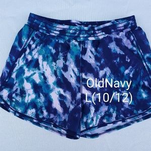 Tie die athletic shorts